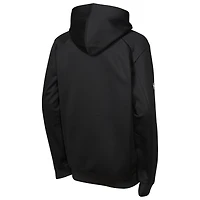 Youth Fanatics Black San Jose Sharks Authentic Pro Rink Raglan Hoodie