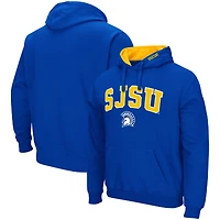 Colosseum Royal San Jose State Spartans Arch and Logo Sweat à capuche pour homme