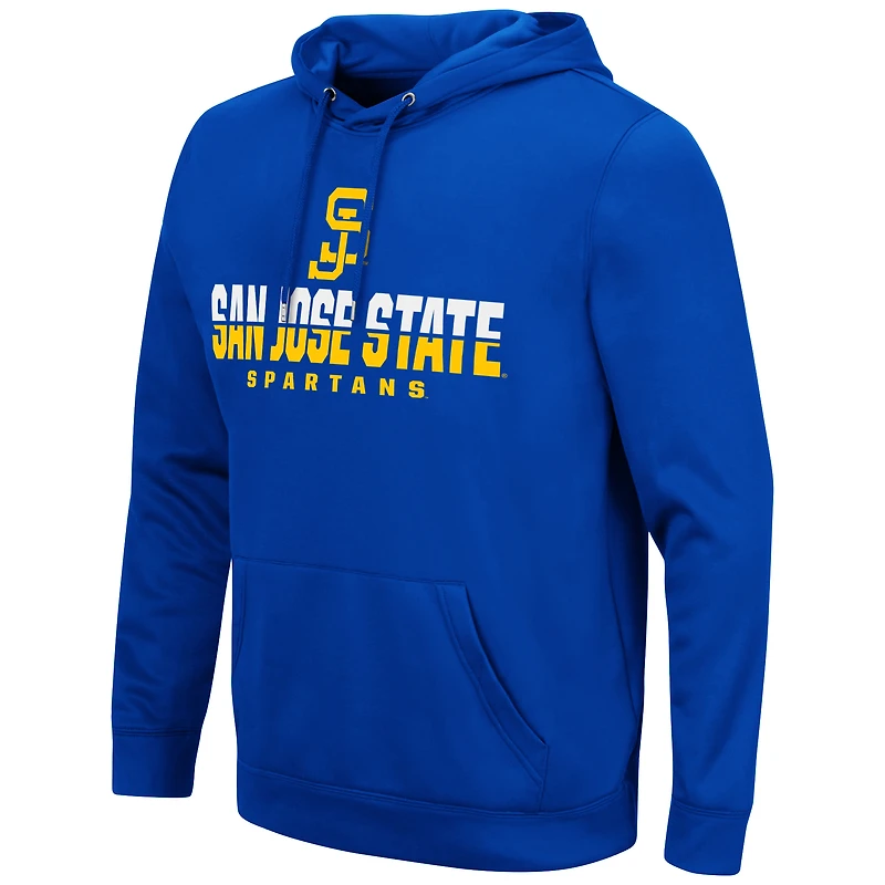 Men's Colosseum Royal San Jose State Spartans Lantern Pullover Hoodie