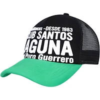 Men's Black Santos FC Club Gold Adjustable Hat