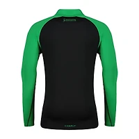 Haut à enfiler Charly Black Santos Laguna 2024/25 pour homme avec fermeture éclair quart de tour