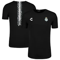 Men's Charly  Black Santos Laguna 2024/25 T-Shirt