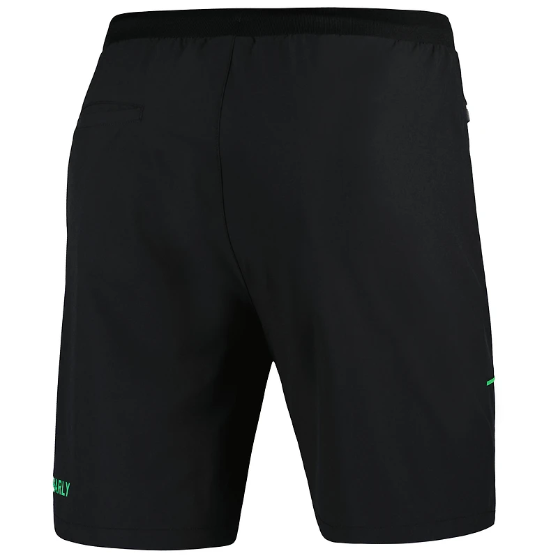 Short Charly noir Santos Laguna avec poche pour homme