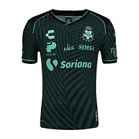 Men's Charly Green Santos Laguna 2024/25 Away Authentic Jersey