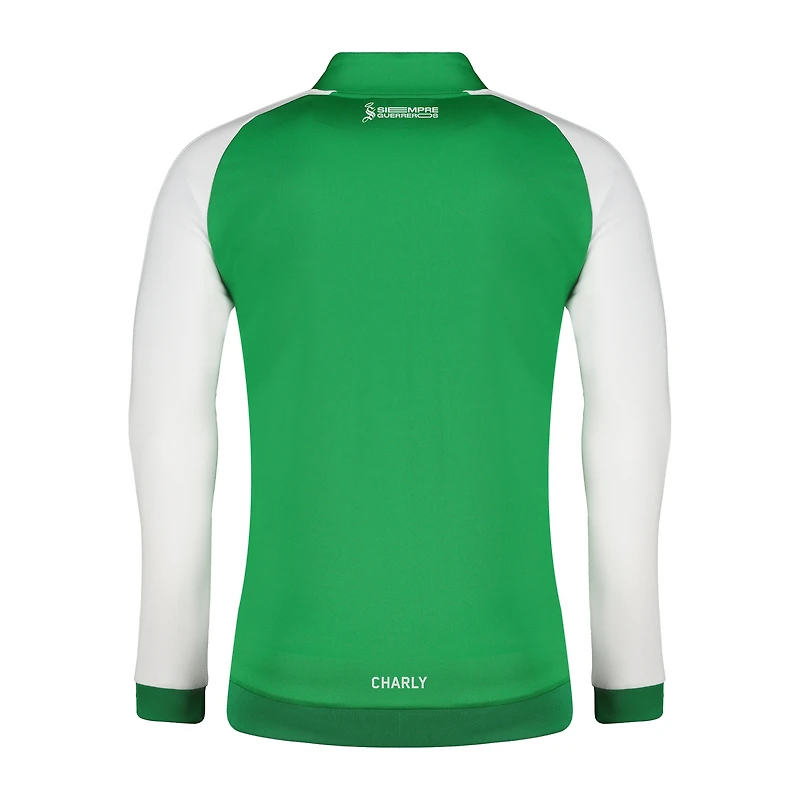 Veste zippée Charly Green Santos Laguna 2024/25 pour homme