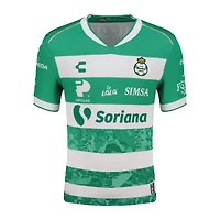 Maillot authentique domicile Charly Green Santos Laguna 2025/26 pour homme