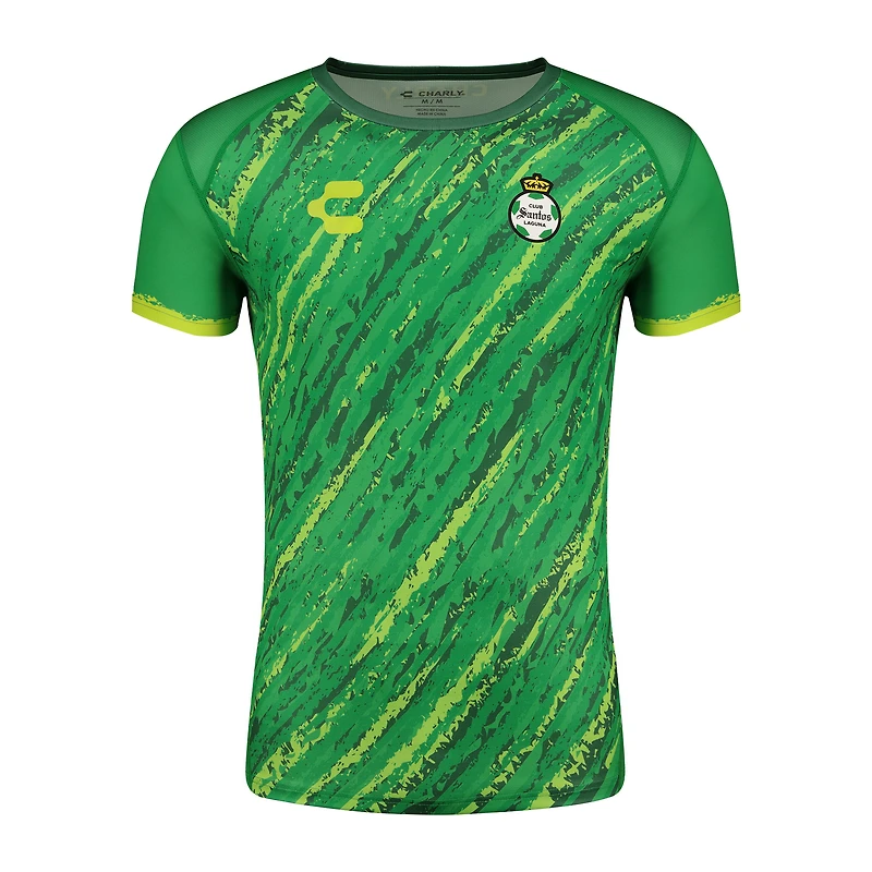 Men's Charly  Green Santos Laguna DRY FACTOR 2024/25 Training Performance T-Shirt