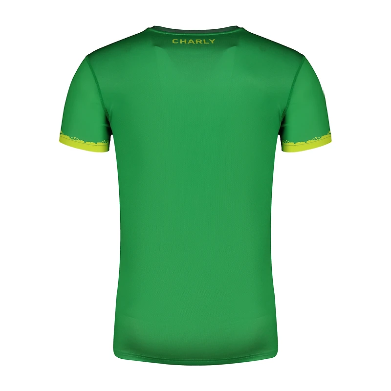 T-shirt d'entraînement Charly Green Santos Laguna DRY FACTOR 2024/25 pour homme