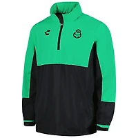 Men's Charly  Green Santos Laguna Outdoor Quarter-Zip Jacket