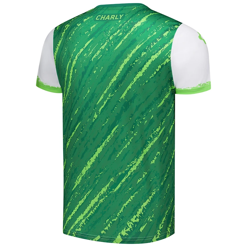 T-shirt d'entraînement Charly White Santos Laguna DRY FACTOR 2024/25 pour homme