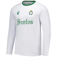 T-shirt à manches longues Charly White Santos Laguna pour homme