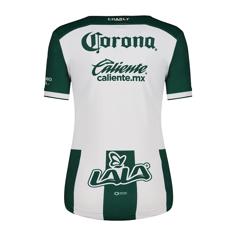 Women's Charly Green/White Santos Laguna 2024/25 Home Authentic Jersey