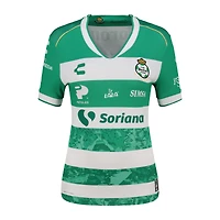 Women's Charly  Green Santos Laguna 2025/26 Home Authentic Jersey