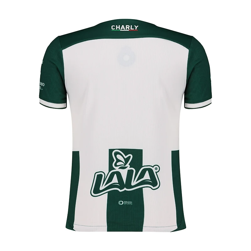Maillot Charly Vert/Blanc Santos Laguna 2024/25 Domicile Authentique Enfant