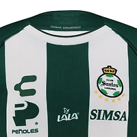 Maillot Charly Vert/Blanc Santos Laguna 2024/25 Domicile Authentique Enfant