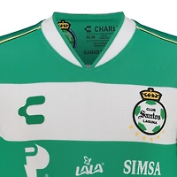Maillot authentique domicile Charly Green Santos Laguna 2025/26 pour jeunes