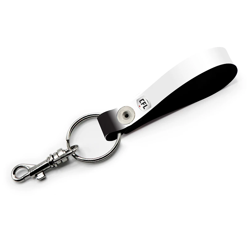  Saskatchewan Roughriders Personalized Leather Loop Keychain