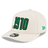 Casquette Snapback réglable New Era Saskatchewan Roughriders Turf Traditions Retro Crown 9FIFTY crème pour hommes