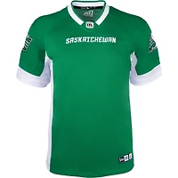 Réplique de maillot New Era Saskatchewan Roughriders 2023 pour homme, vert