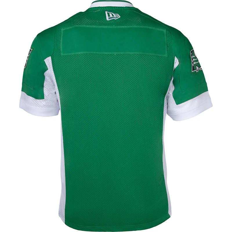 Réplique de maillot New Era Saskatchewan Roughriders 2023 pour homme, vert