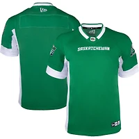 Réplique de maillot New Era Saskatchewan Roughriders 2023 pour homme, vert