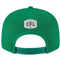 Men's New Era  Green Saskatchewan Roughriders Sideline 9FIFTY Snapback Hat