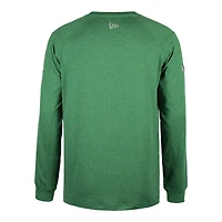 T-shirt à manches longues pour homme vert Saskatchewan Roughriders Sideline Thrive Performance de New Era