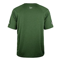 Men's New Era  Green Saskatchewan Roughriders Sideline Varsity Performance T-Shirt