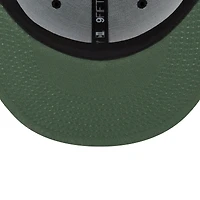 Casquette Snapback 9FIFTY verte des Roughriders de la Saskatchewan New Era pour hommes