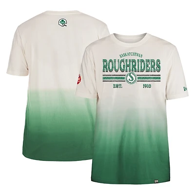 Men's New Era Kelly Green/Cream Saskatchewan Roughriders Turf Traditions T-Shirt