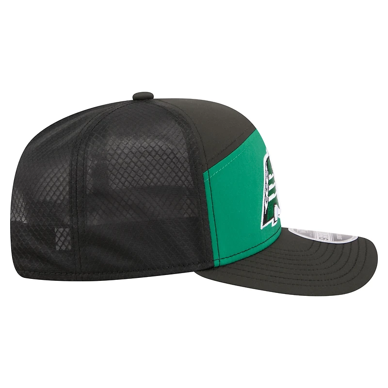Men's New Era Kelly Green Saskatchewan Roughriders 2026 Sideline 9SEVETNTY Adjustable Hat