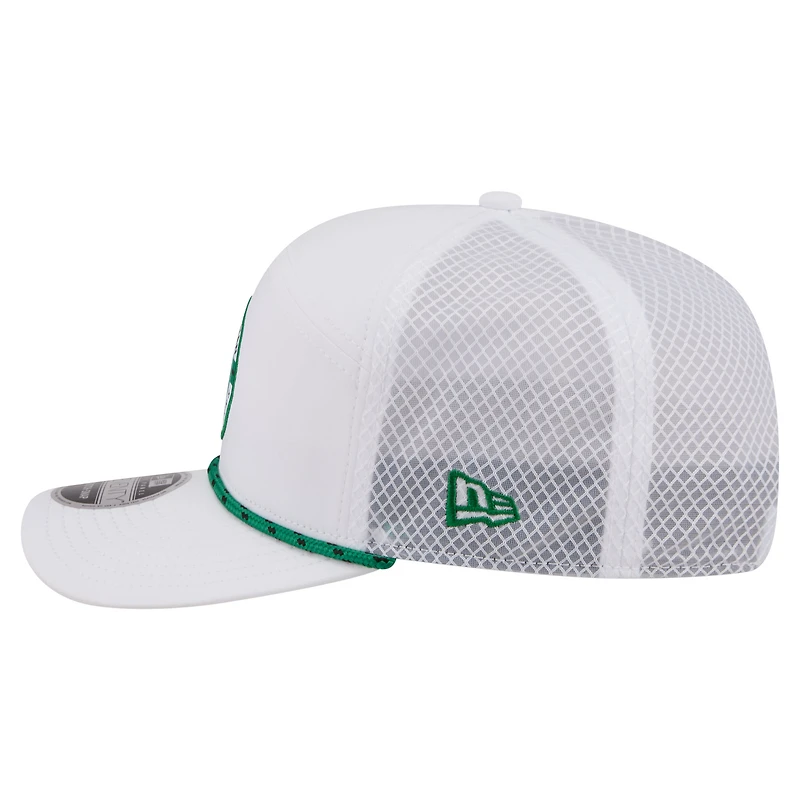 Men's New Era White Saskatchewan Roughriders 2026 Sideline Rope 9SEVETNTY Adjustable Hat