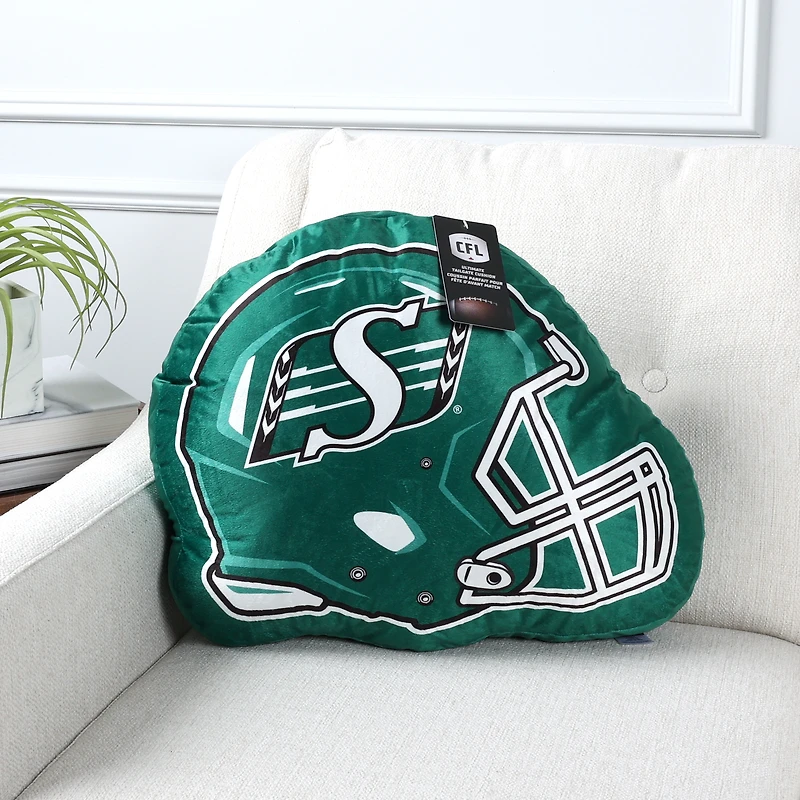 Coussin de casque des Roughriders de la Saskatchewan