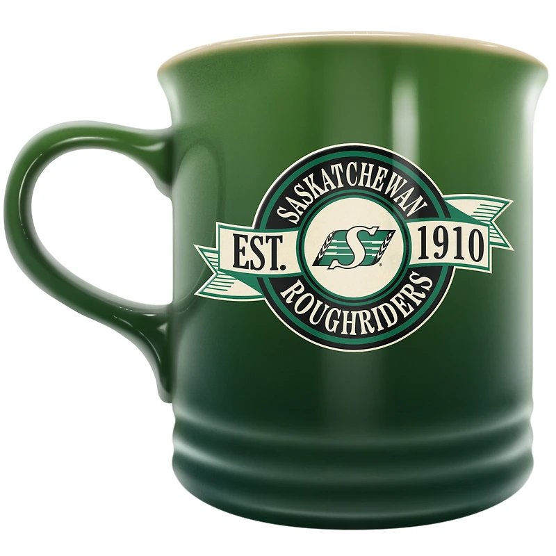Les Roughriders de la Saskatchewan Sports Vault 14 oz. Tasse en grès