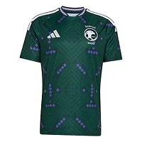 Maillot réplique domicile vert adidas de l'équipe nationale d'Arabie saoudite 2026 pour hommes