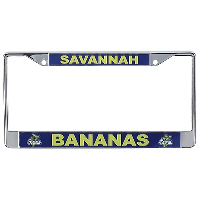 WinCraft Savannah Bananas Laser Cut Metal License Plate Frame