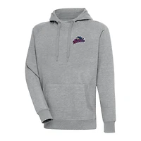 Sweat à capuche Antigua Heather Gray Scranton Wilkes-Barre RailRiders Victory pour homme