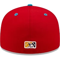 Men's New Era Red/Turquoise Vejigantes De Scranton/Wilkes-Barre Copa La Diversion 59FIFTY Fitted Hat