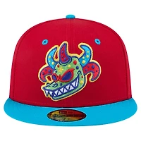 Casquette ajustée Scranton Wilkes-Barre RailRiders Copa de la Diversión 59FIFTY rouge New Era pour homme