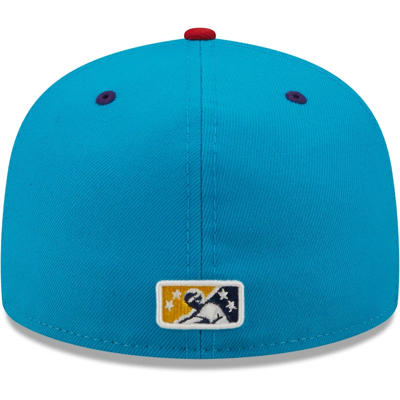 Men's New Era White/Red Vejigantes De Scranton/Wilkes-Barre Copa La Diversion 59FIFTY Fitted Hat