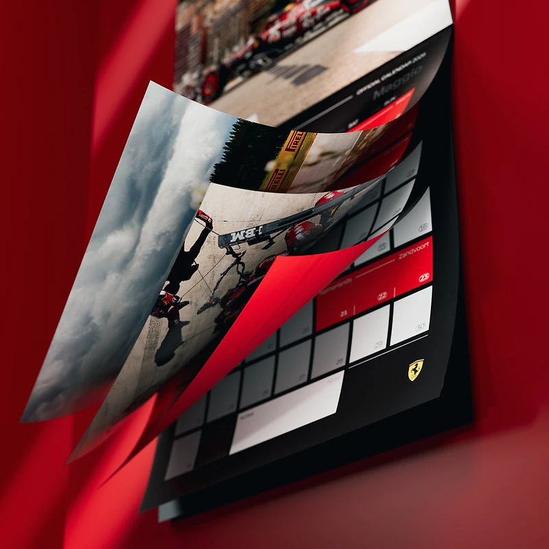 Scuderia Ferrari 2026 Wall Calendar