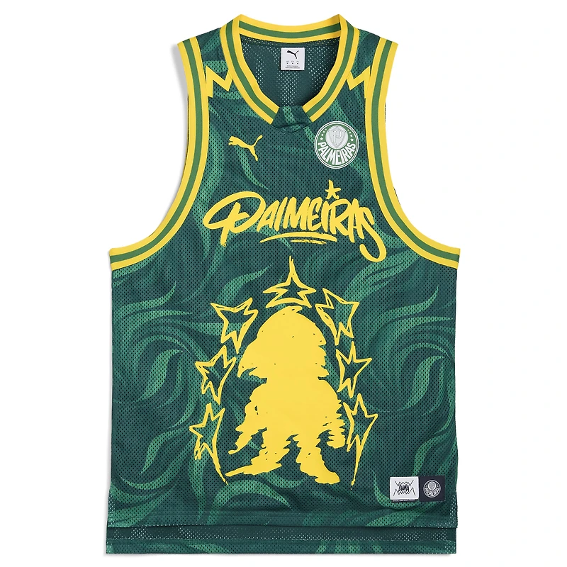 Maillot de basket-ball dryCELL Puma Green SE Palmeiras Coupe du Monde des Clubs la FIFA 2025 pour homme
