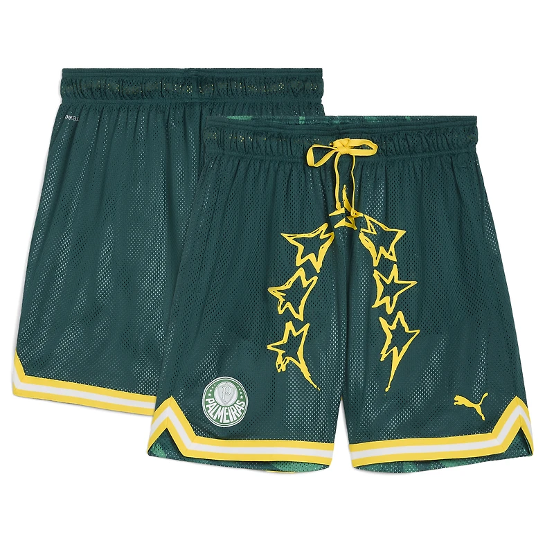 Men's Puma Green SE Palmeiras 2025 FIFA Club World Cup Hoops Reversible Shorts