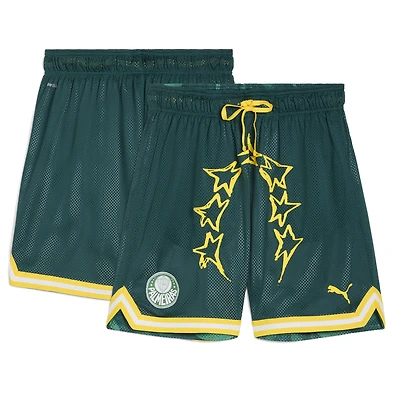 Men's Puma Green SE Palmeiras 2025 FIFA Club World Cup Hoops Reversible Shorts