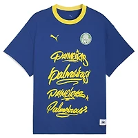 T-shirt Puma blanc SE Palmeiras 2025 FIFA Club World Cup Hoops pour homme