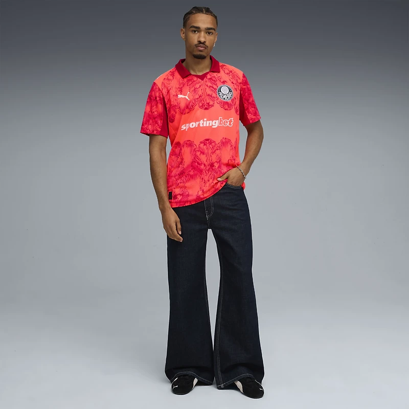 Maillot Puma x KidSuper Red SE Palmeiras Réplique de la Coupe du Monde des Clubs FIFA 2025 pour homme