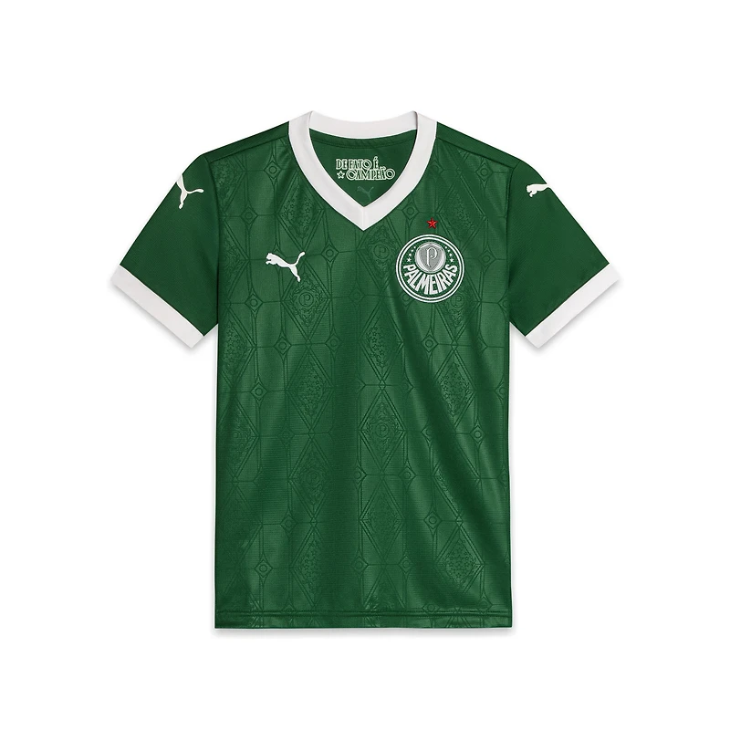 Maillot Puma Jeune SE Palmeiras Réplique Domicile Vert 2025/26