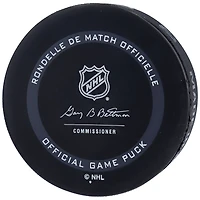 Adam Larsson Seattle Kraken Autographed 2021-22 Inaugural Season Official Game Puck
