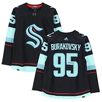 Andre Burakovsky Seattle Kraken Autographed Navy Adidas Authentic Jersey