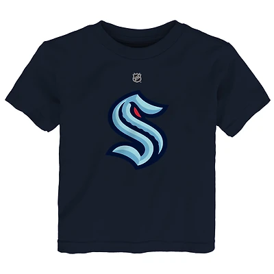 Infant Outerstuff Navy Seattle Kraken Primary Logo T-Shirt